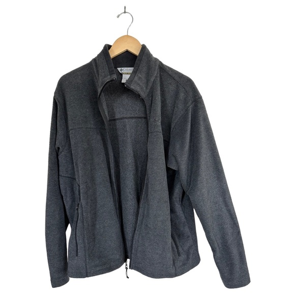 Columbia Field Gear Men's Charcoal Gray Fleece Full Zip Size Large - Picture 6 of 13